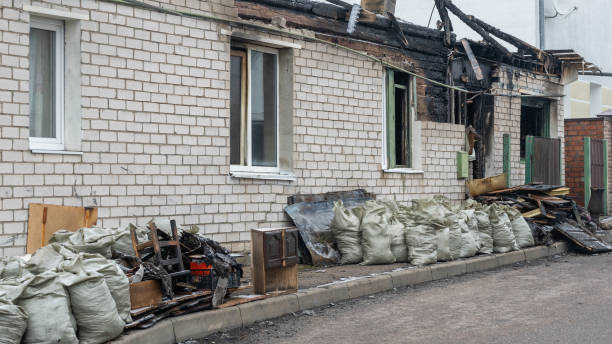 Professional Soot Cleanup technician working in Nottingham, PA